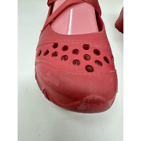 Skechers  Ladies Red Womens Sandals Comfort Foam Flats Summer Shoes UK‎ Size 7.5 - Picture 7 of 9